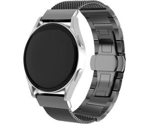Strap-it MilaneseStahlarmband passend für Xiaomi Mi Watch (Schwarz)