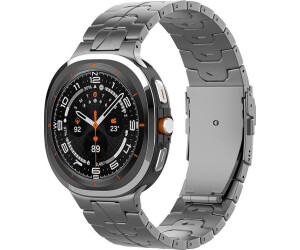 Strap-it Iron' Titanarmband passend für Samsung Galaxy Watch Ultra (Graphit)