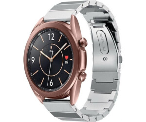 Strap-it Armband Metall passend für Samsung Galaxy Watch 3 41mm (Silber)