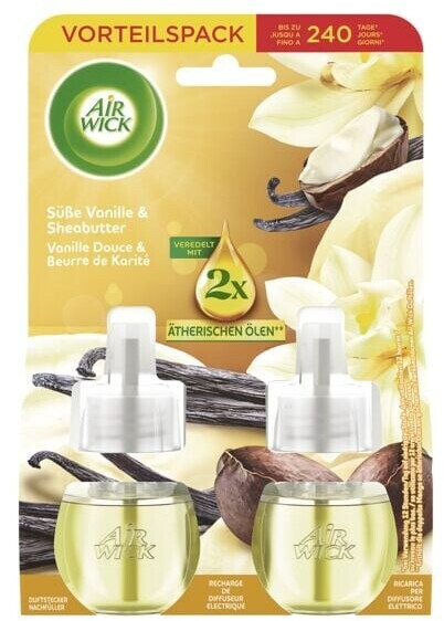 Airwick Air Wick Duftstecker Nachfüller Duo Süße Vanille & Sheabutter 38 ml ab 12,48 € (Oktober 2026)