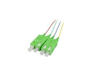 Synergy 21 LWL-Pigtail-SC(APC) 9/125u 1,5mtr. OS2 4-Pack farbig G657.A2 (S215599V1)