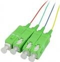 Synergy 21 LWL-Pigtail-SC(APC) 9/125u 1,5mtr. OS2 4-Pack farbig G657.A2 (S215599V1)