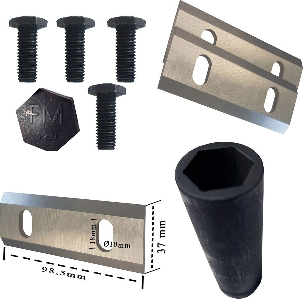 Forest Forest Master Gasoline shredder 6 hp 208 cc 4-stroke incl. blade nut and bolts - back view