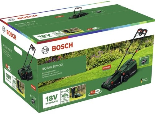 Bosch Bosch Akku-Rasenmäher Rotak 18V-32 1x Akku PBA 18V 4.0Ah - side view