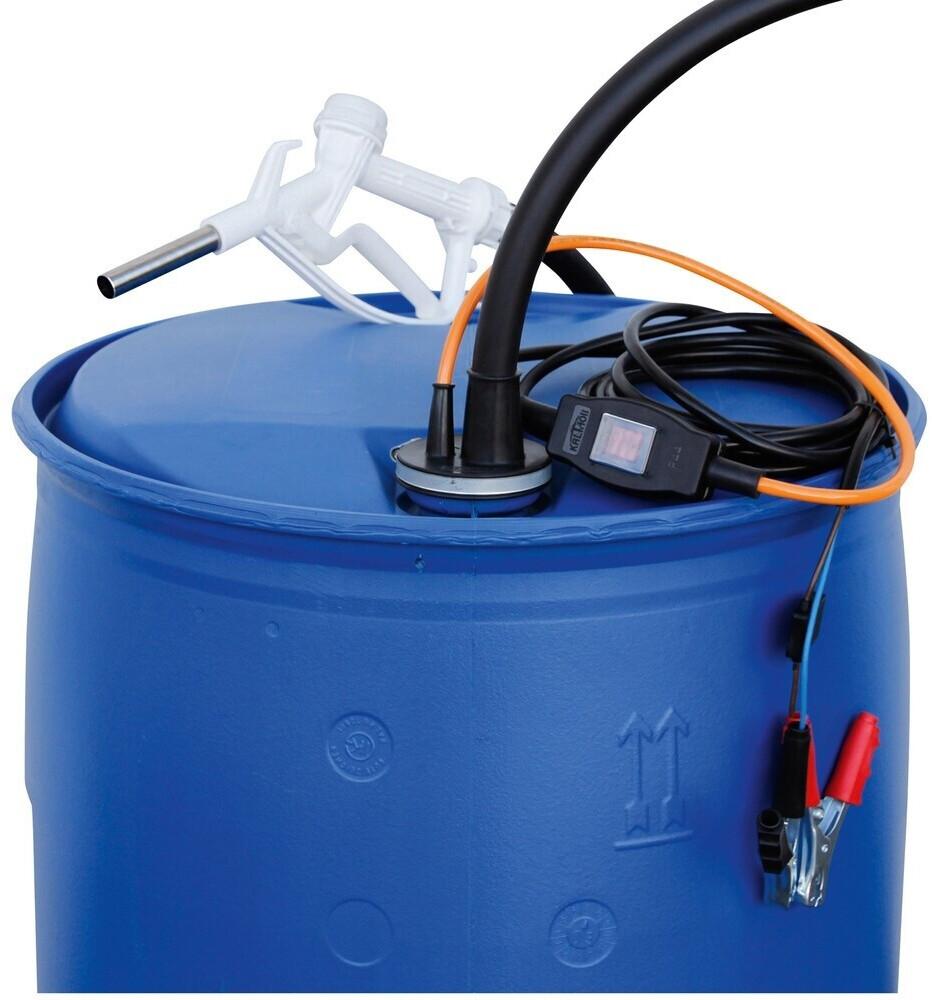 Cemo Cemo Submersible pump SP 30 12 V for diesel/AdBlue with switch and crocodile clips - back view