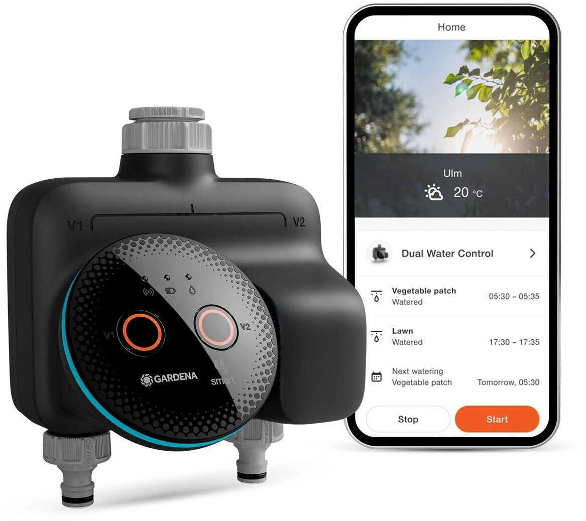 Gardena Gardena smart Dual Water Control (19034-20) - side view