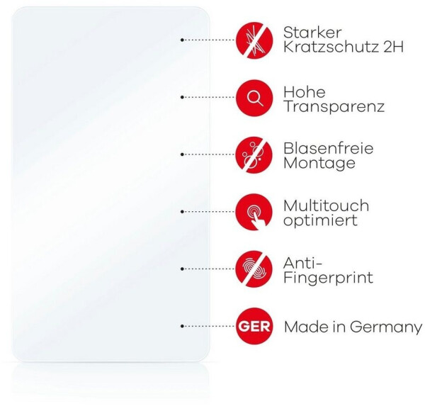 upscreen Schutzfolie für Apple iPhone 17, Displayschutz Schutz Folie Klar Transparent, Bild 4