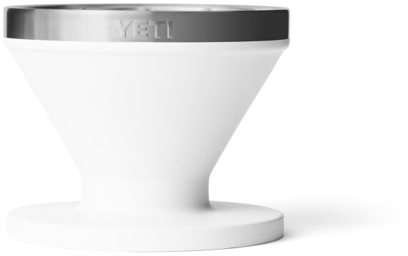Yeti Yeti Rambler Pour Over White - side view