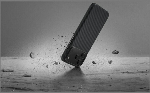 Pitaka Aramid ProGuard Case iPhone 17 Pro Black/Grey Twill, Bild 5