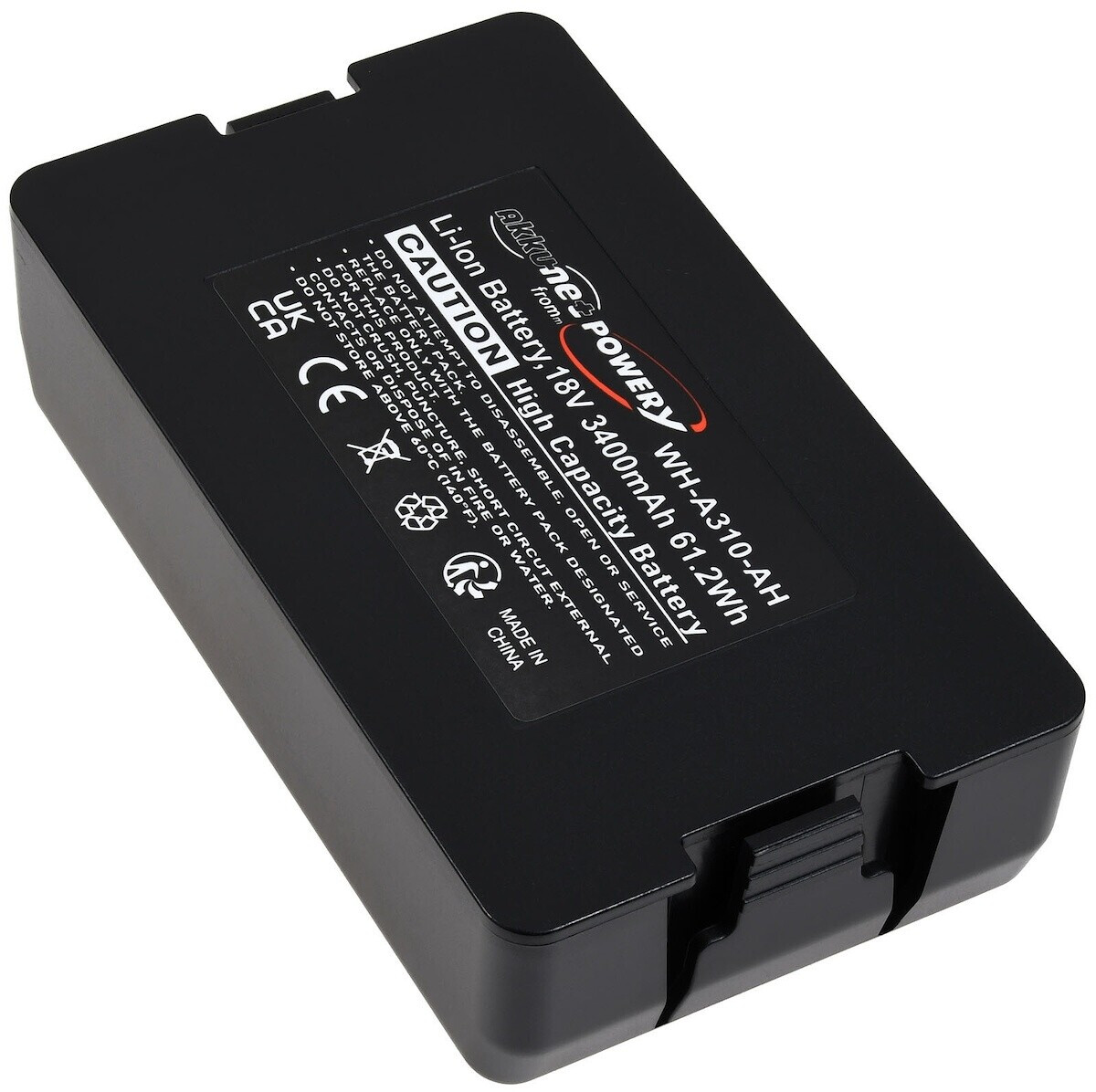 Akku-net Akku-net Gardena battery Li-Ion 18 V for robotic lawnmowers - back view