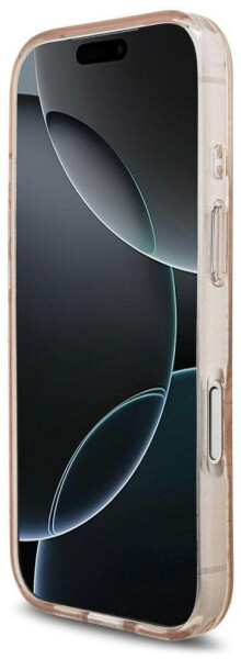 Guess iPhone 17 Pro Hülle Case Cover MagSafe Flowers Allover Electro Pearl Strap, Bild 7