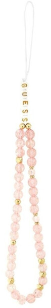 Guess iPhone 17 Pro Hülle Case Cover MagSafe Flowers Allover Electro Pearl Strap, Bild 8