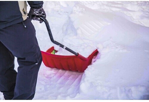 Freund Freund Schneewanne/Schneeschaufel Victoria Kunststoff 54x95 cm - side view