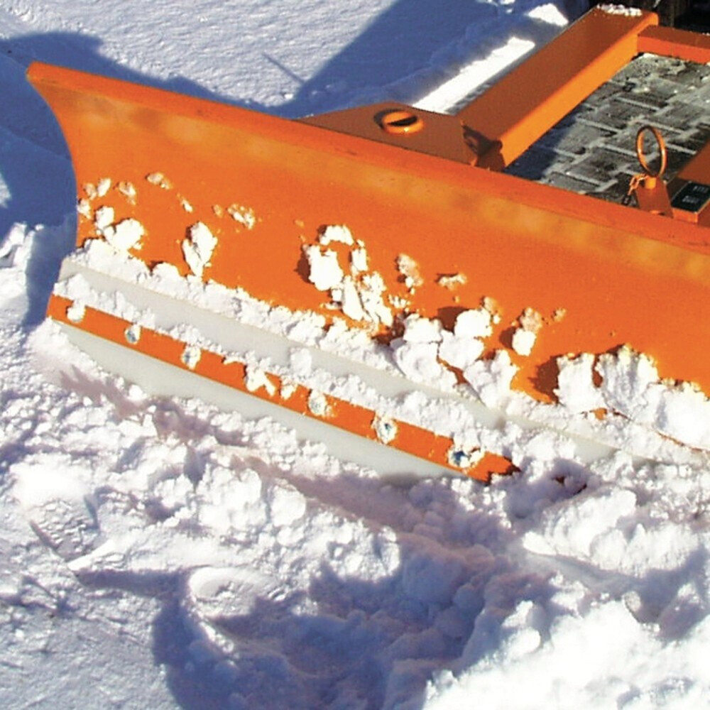 Bauer Bauer Südlohn Stapler-Schneeschieber mit Stahlschürfleiste Schildbreite 2.400 mm - back view