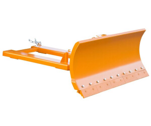 Bauer Südlohn Forklift snow shovel with spring folding shares, blade width 1,500 mm