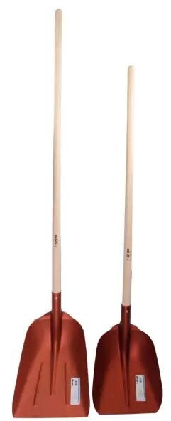 SHW SHW Alu-Lady Schneeschieber rot eloxiert - side view