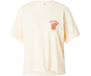 ONLY Onlonly Life S/S Top Jrs T-Shirt Donna – Maglietta Casual Estiva In Cotone Sostenibile, Girocollo E Ritagli Sulle Maniche