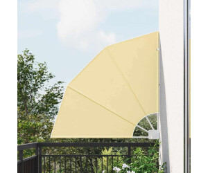 vidaXL Balkon Sichtschutz Sand 115 x 115 cm Polyester 42000911