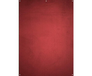Westcott X Drop Canvas Backdrop Aged Red Wall (5' x 7') (152 cm 213 cm) Rot