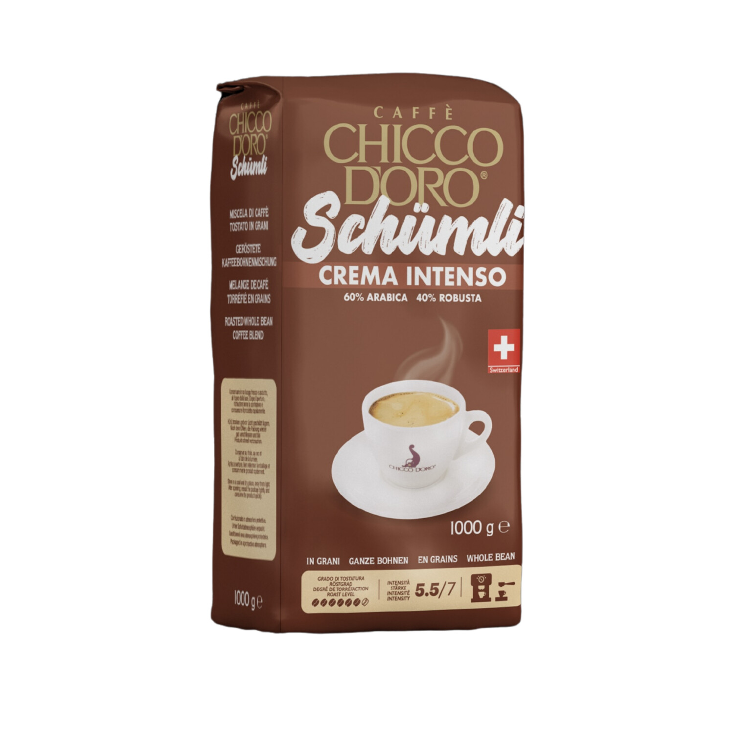 Chicco D'Oro Schümli Crema Intenso Beans 1kg
