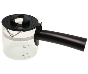 Piebert Glass Carafe AT4066010500 Compatible with / Replacement Part for Ariete 1340 Caffè Mokita