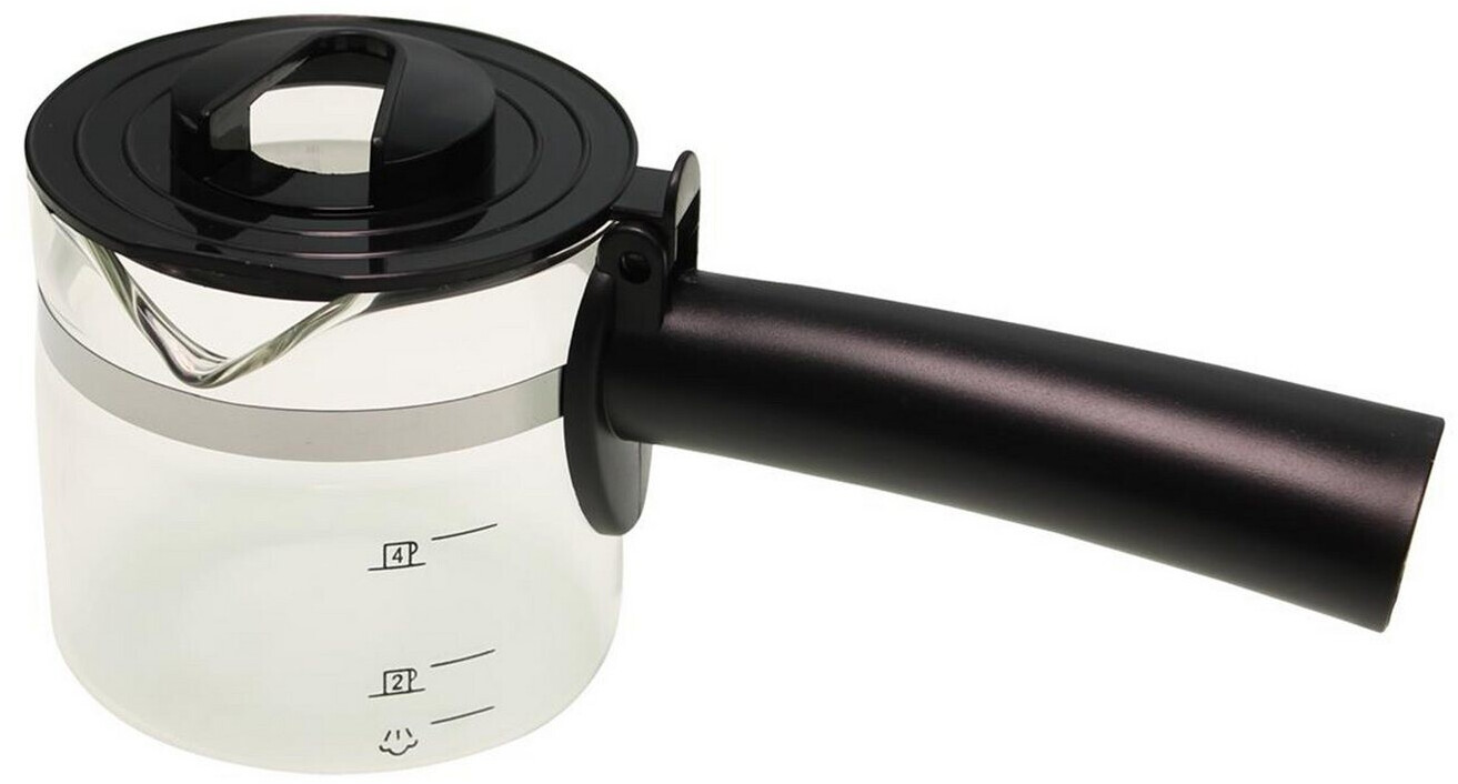 Piebert Glass Carafe AT4066010500 Compatible with / Replacement Part for Ariete 1340 Caffè Mokita