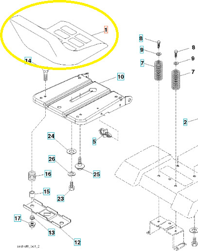 Husqvarna Husqvarna 532401042 - side view