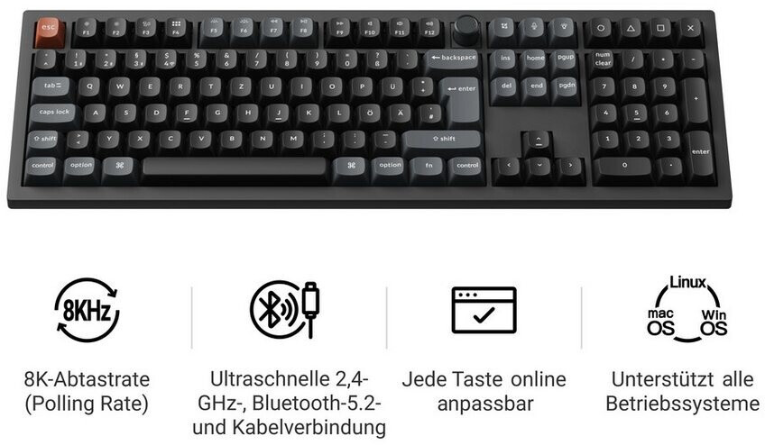 Keychron Red Keychron V6 Ultra 8K ab 136,99 € (September 2026 Preise) | Vergleiche ...