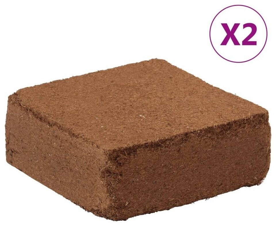 vidaXL vidaXL Coconut Bricks 2 pcs. x 5 kg Per Piece 10 kg Total (155729) - Product image 1 of 4