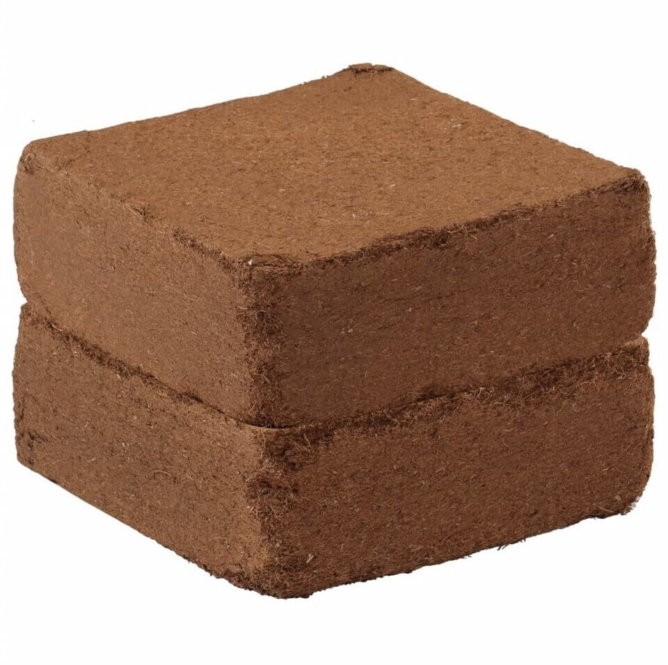 vidaXL vidaXL Coconut Bricks 2 pcs. x 5 kg Per Piece 10 kg Total (155729) - back view