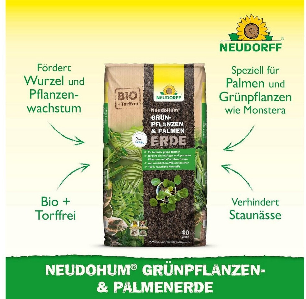 Neudorff Neudorff NeudoHum Green Plants & Palm Soil 40 L - side view