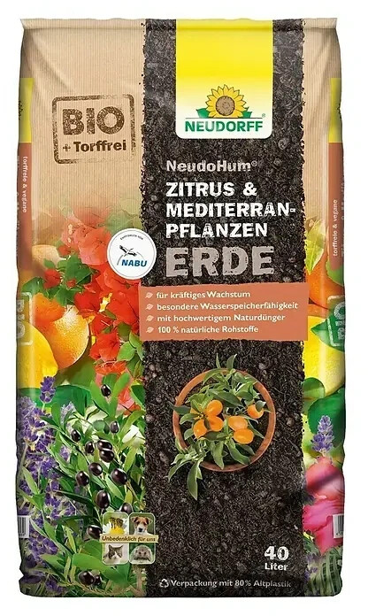 Neudorff Neudorff Neudohum Citrus and Mediterranean Plant Soil 40 l - Product image 1 of 2