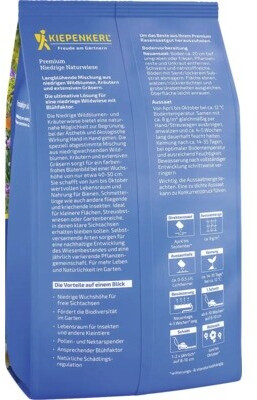 Kiepenkerl Kiepenkerl Niedrige Blumenwiesensamen 0,25 kg - side view
