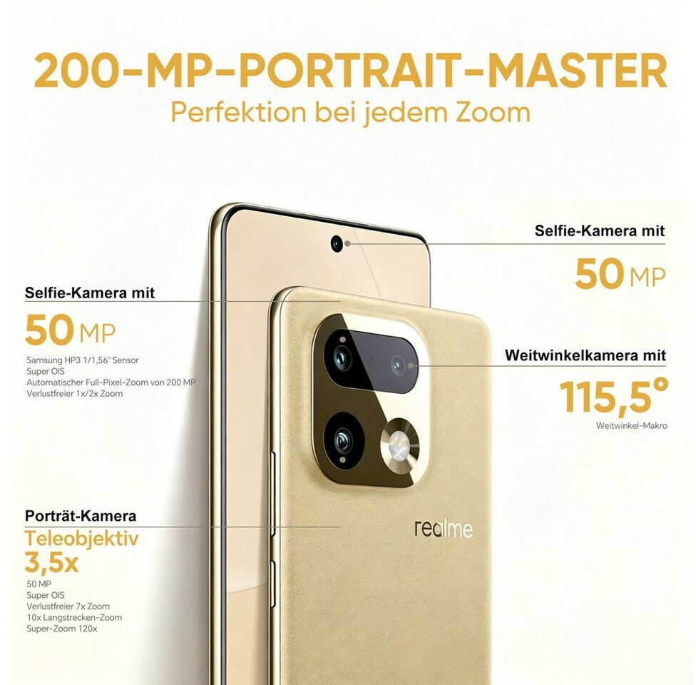 Realme 16 Pro+ 12GB 512GB Master Gold | MobixStore