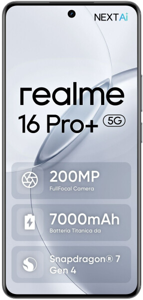 Realme 16 Pro+ 12GB 512GB Master Grey, Bild 2