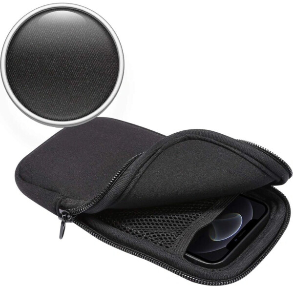 Tech-Protect Universelle Tasche mit Trageband SM70 Universal Phone Pouch 6 - 7 2 Schwarz, Bild 5