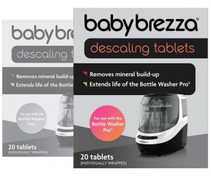 Baby Brezza Bottle Washer Pro Descaling Tablets 2-Pack (40 Pieces)