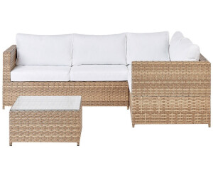 Beliani AVOLA Lounge Set Cream White