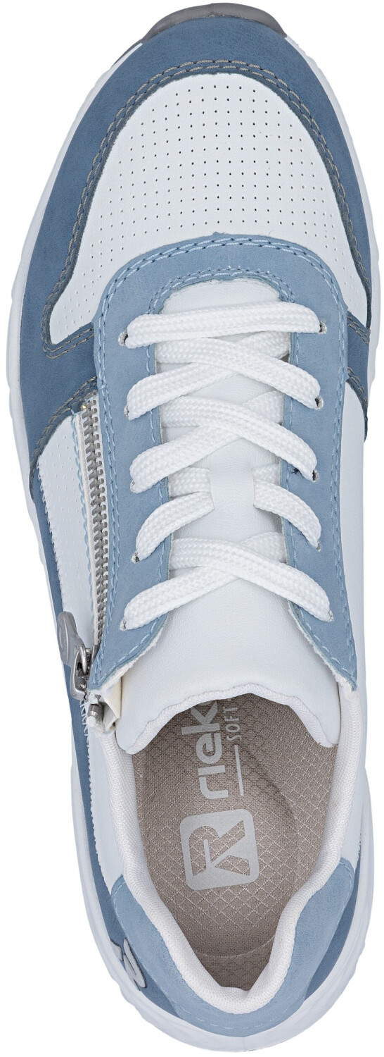 Rieker Dames N5204 Lage sneakers, gember witte klei marmer, 39 EU