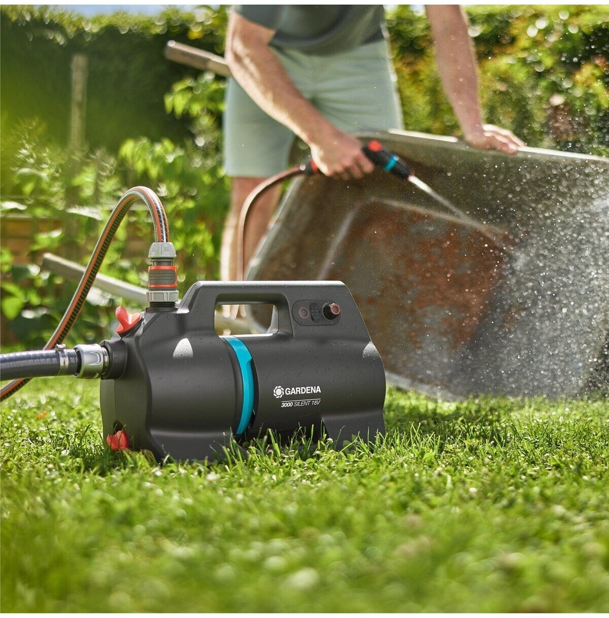 Gardena Gardena 3000 Silent 18V P4A Solo - side view