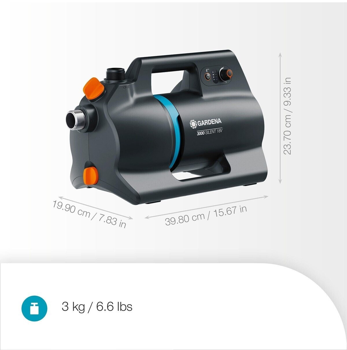 Gardena Gardena 3000 Silent 18V P4A Solo - view 6