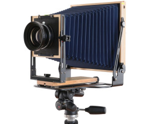 Intrepid Camera 4x5 blauer Balgen