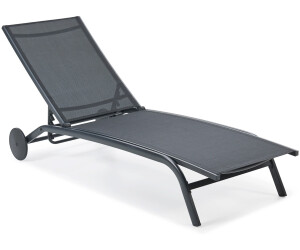 Leco Garden Lounger Nele black