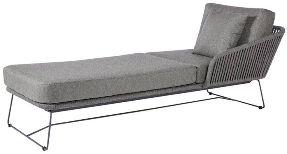 Diamond Garden Milos Daybed rechts dunkelgrau