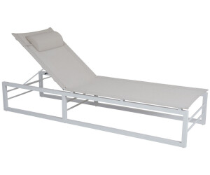 Brafab Vevi Lounger 200 x 64 x 107 cm white/white