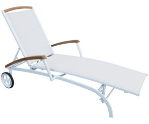 Brafab Andy Lounger white/offwhite