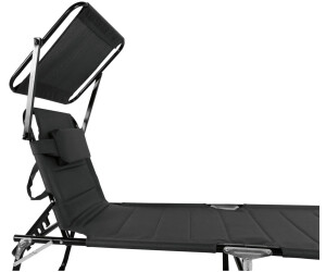 Linder Canopy Sun Lounger comfort XXL black