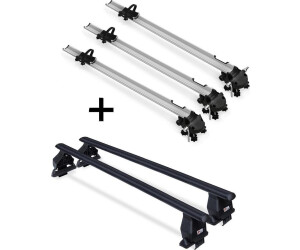 VDP 3x Bike Pro + Dachträger Menabo Tema Stahl für Skoda Superb 2001-2008 (VDP_3MEN193547_MENSTAFIX047G_8)