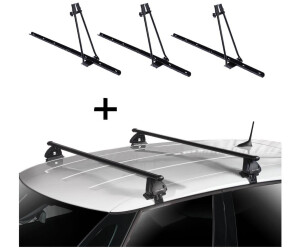 VDP 3x ORION + Dachträger EVO Stahl für Seat Toledo 5P 5 Türer 2004-2009 (VDP_3ORION_EVOSTA236_SEAT12)