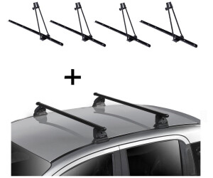 VDP 4x ORION + Dachträger EVO Stahl für Peugeot Bipper 3-5 Türer ab 2007 (VDP_4ORION_EVOSTA207_PEUG24)